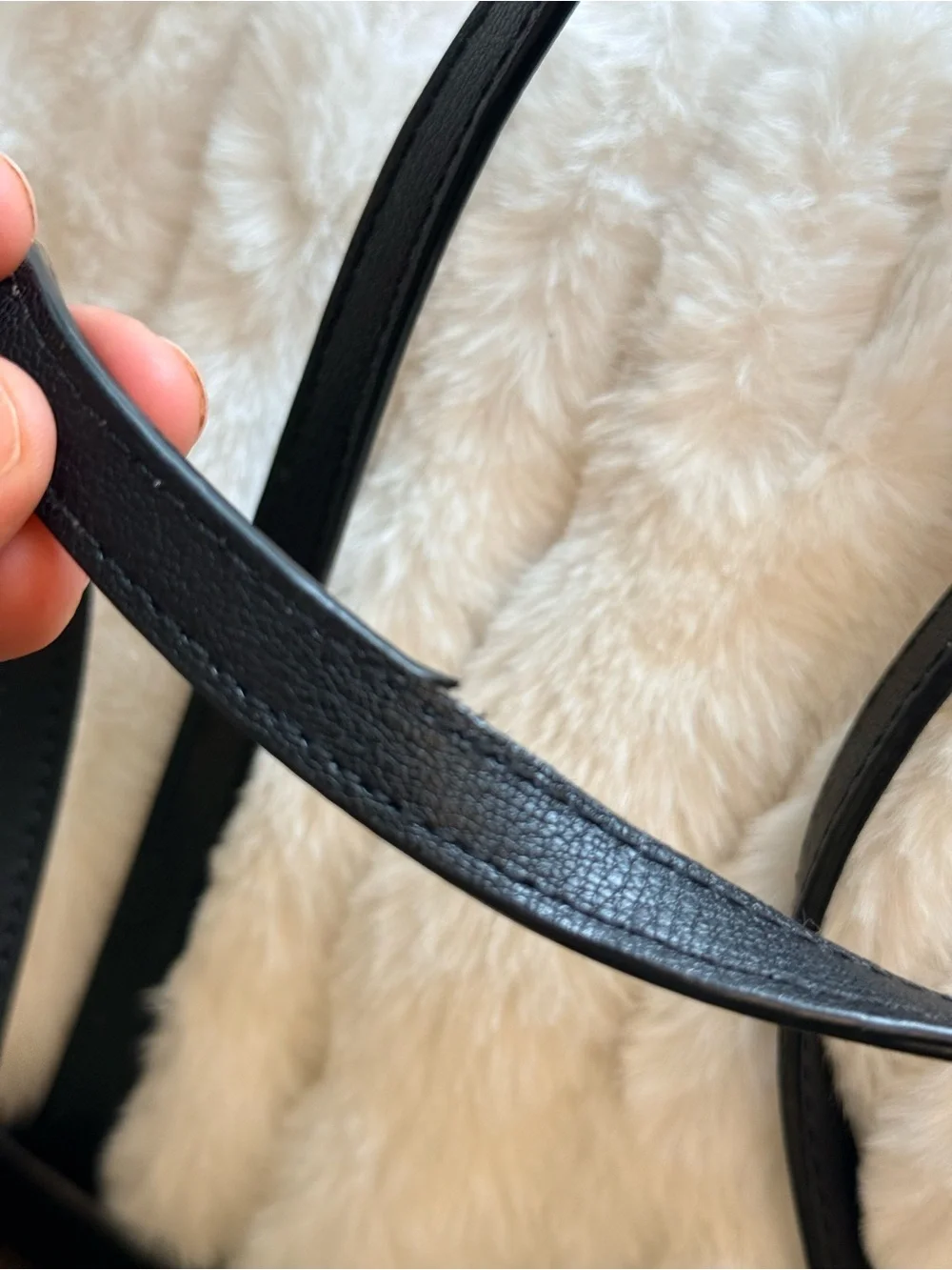 kate spade Black Leather Shoulder Tote